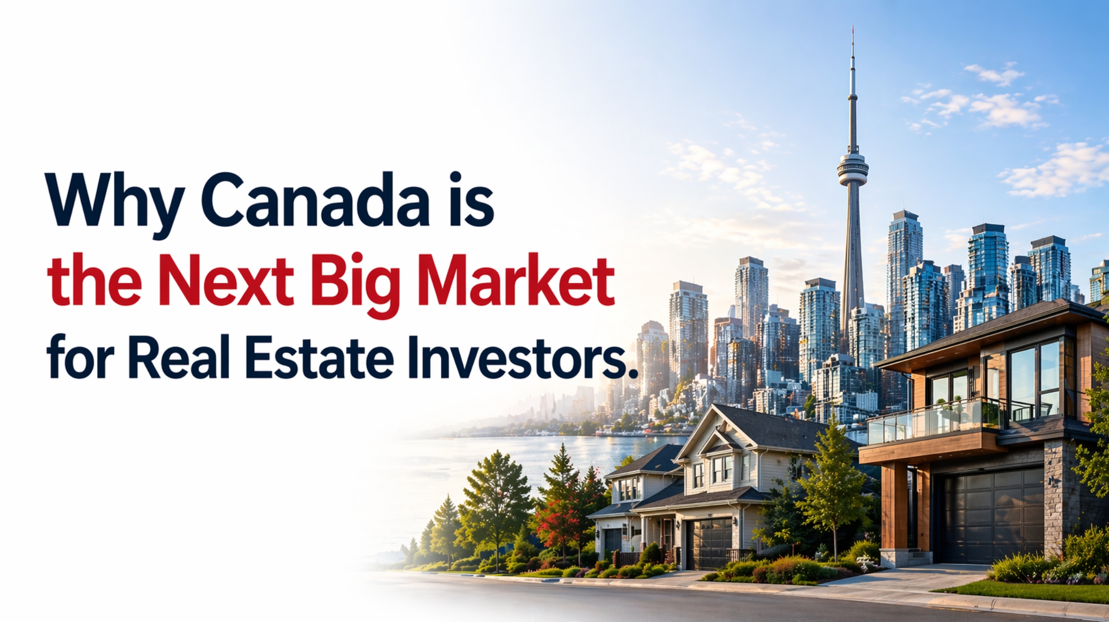 Why Canada is the Next Big Market for Real Estate Investors?